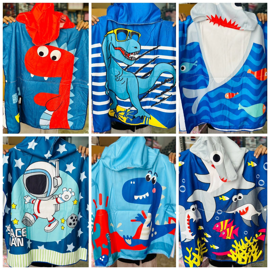 Hooded Micro-Fiber Bath Towels