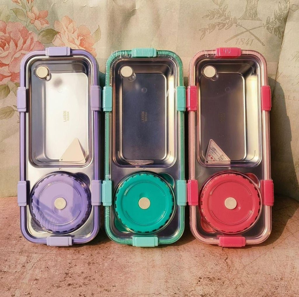 Lunch Box 2 Grid Sleek Bento