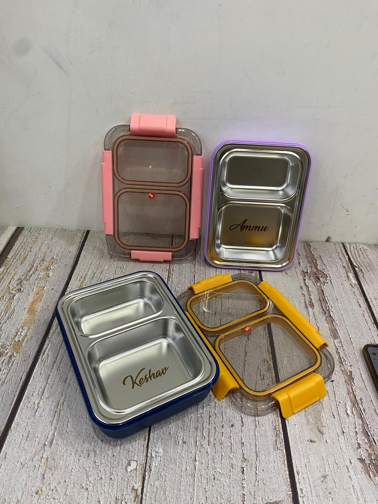 Lunch Box - 2 Grid Bento Tri Delight