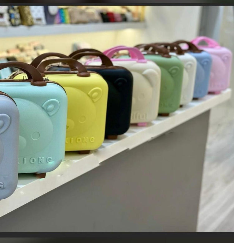 Portable Hard Shell Cosmetic Travel Case